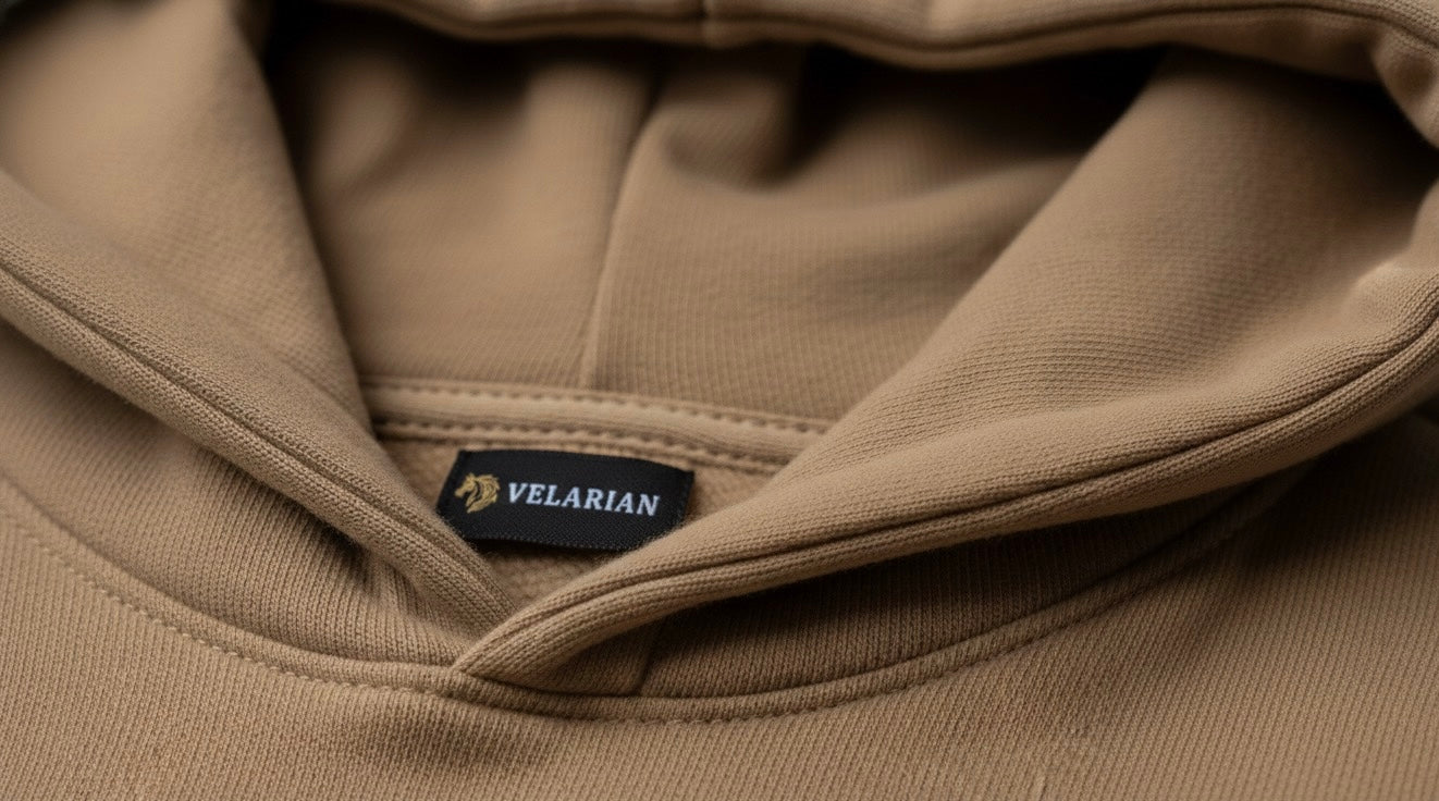 Premium VELARIAN Cotton Fleece Pullover Hoodie - Winter Essential