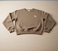 Cotton Fleece Sweatshirt (Brown) - Ultimate Comfort